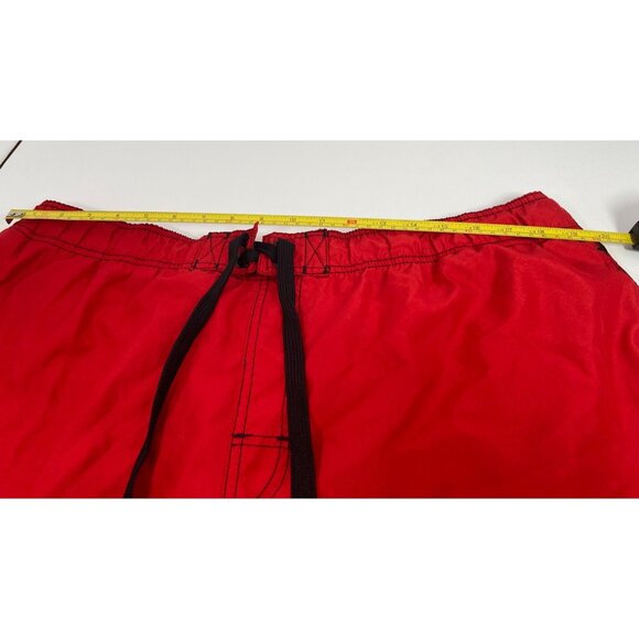 Red Shorts Athletic Pockets w/Elastic Fully Lined Sz XL Drawstring-Faded Glory - Picture 5 of 15